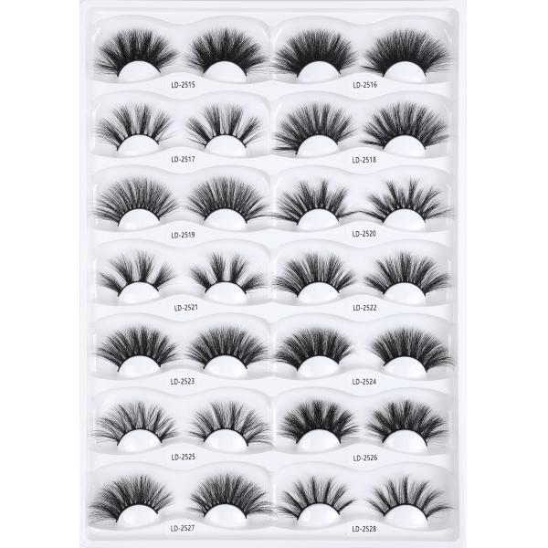 Super Soft 3D 25mm Real Mink Lashes With Regular Packaging
