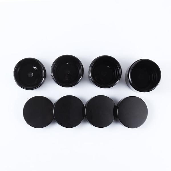Empty PET Plastic Cosmetic Jar 100ml 120ml 150ml 200ml 250ml 300ml 500ml 8oz Black Color