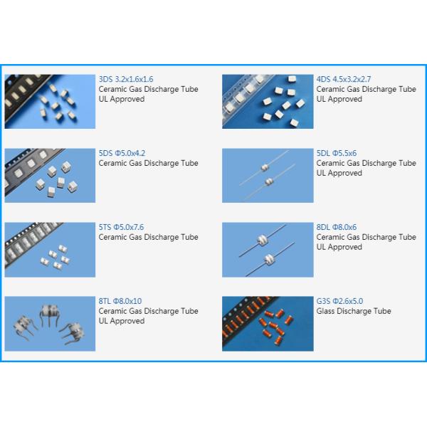 5.5x6mm 5DL Gas Discharge Tube GDT 2 Electrode 3600V Gas Tube Arrester