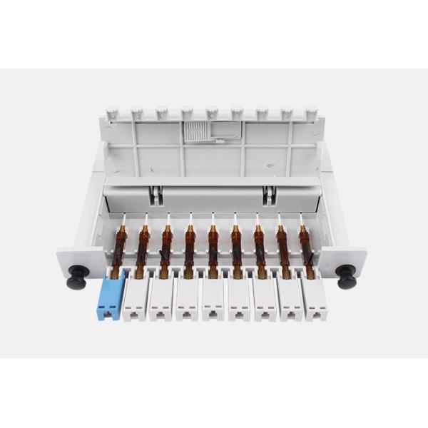 700 1 Fast Connect Cassette Type PLC Splitter 1x8 Optical Splitter For FTTH