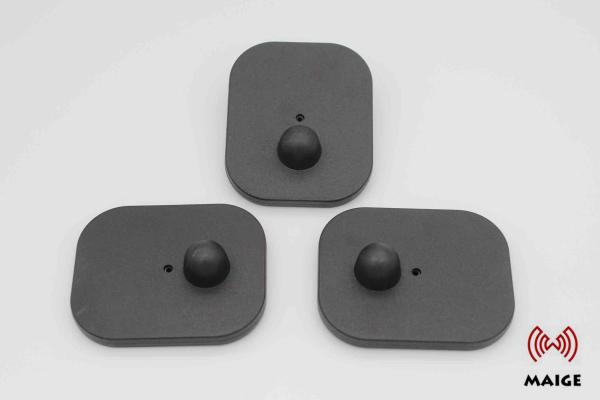 Quality Large Square 82mhz Rf Security Tags Clothing Shop Use Long Detection Range for sale