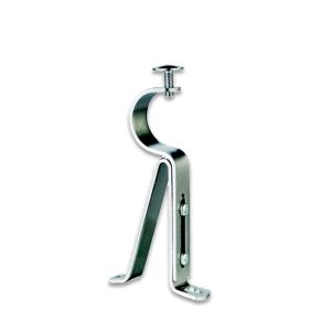 Telescopic Adjustable Ceiling Curtain Rod Hanging Brackets