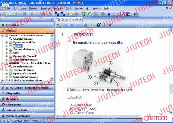 Quality Service Advisor 2.8  Scanner , CF Repair Manuals for sale