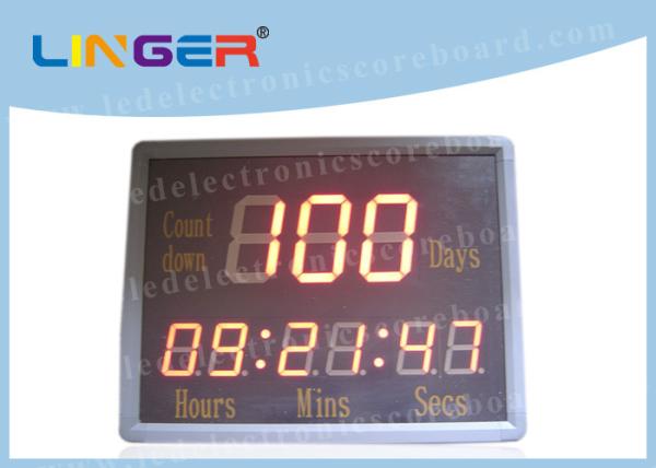 Quality 8'' 200mm Digital Countdown Clock , Portable Shot Clock IR Remote 12kgs for sale