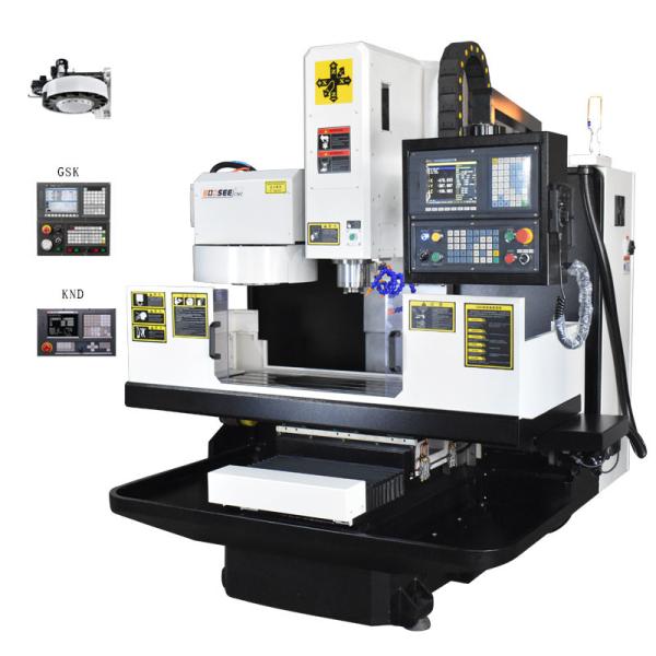 Quality BT40 Small Vertical Milling Machine 3 Axis Machining Center High Rigidity for sale