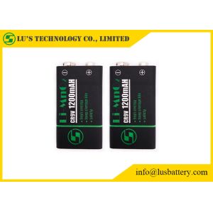 China CR9V 1200mAh 9v LiMnO2 Battery 9v 1200mah battery wholesale