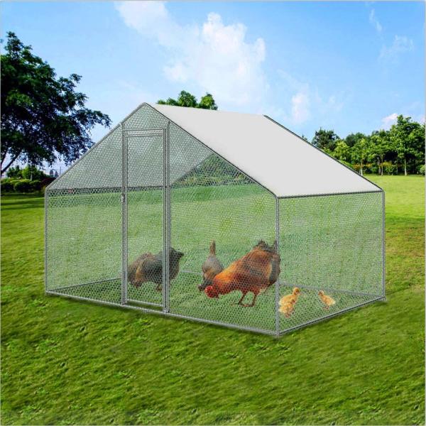 Silver Frame 27.5kgs 3mx2m Chicken Run Kennel