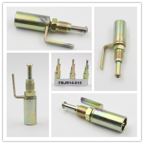 brake hose line pipe thread fitting involve a ISO Flare Bubble flare