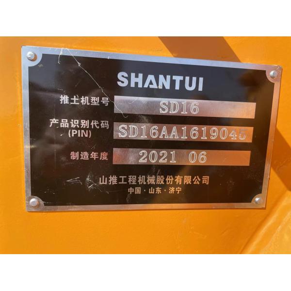 2021 Year China Earthmoving Machinery Shantui Sd16 Used Crawler Bulldozer