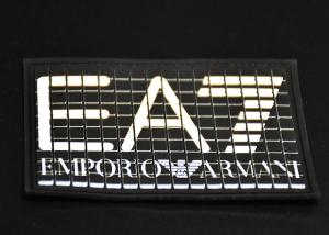 3D Screen Print Clothing Labels Silicone Material Custom Printed
