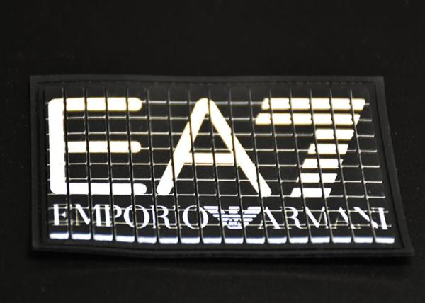Quality 3D Screen Print Clothing Labels Silicone Material Custom Printed for sale