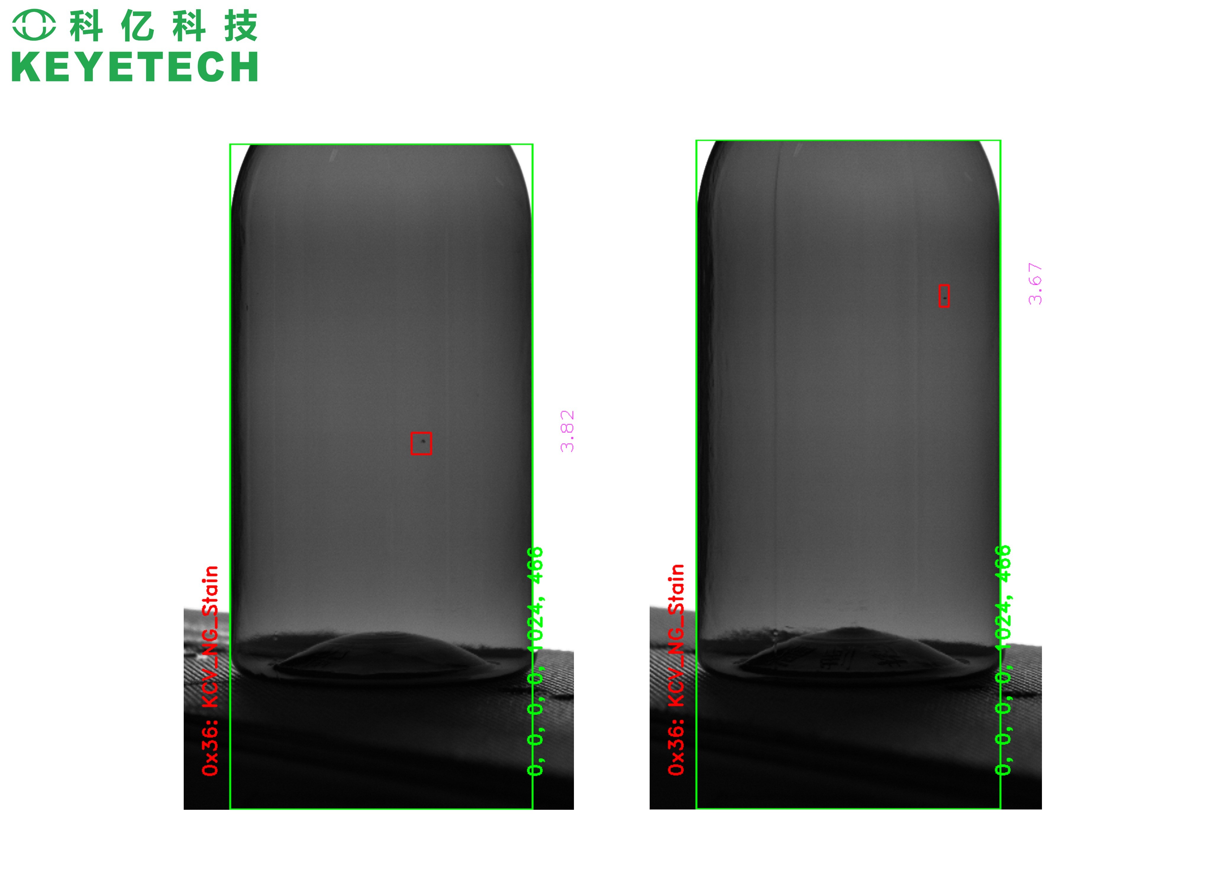 AI Based Vision Inspection System Production Quality Control for PP Bottles