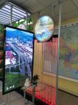 newest creative design round led display with different size for advertising,