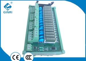 China 20 Pin IDC Connectors I O Relay Module 12 VDC Input 16 Road 1NO Relay Board wholesale