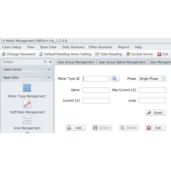 Remote automatic meter reading system (AMR)