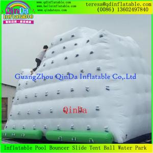 China Best Quality Low Price Enjoy Water Games Inflatable Iceberg Inflatable Floating Climb Wall wholesale