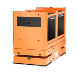 China AGV Conveyor Docking Automated Warehouse Robots 1787mm Rotation Diameter wholesale