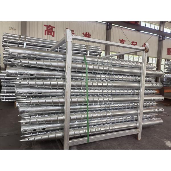 Steel Galvanized Ground Screw For Solar Mounting System