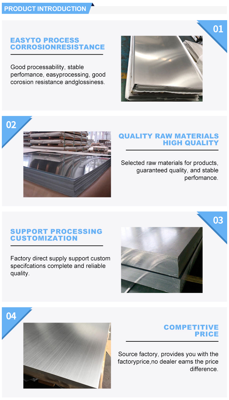 Building Grade 201 304 304L 316 316L 410 430 Embossed Stainless Steel Sheet Customized for Construction