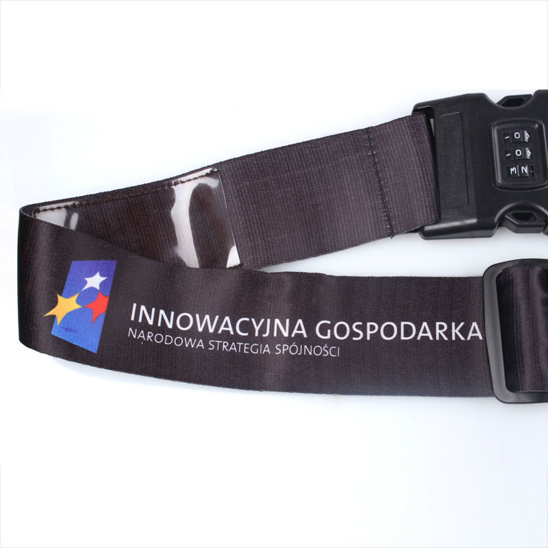 Airport Travel Personalised Luggage Straps Pink For Protecting Suitcase