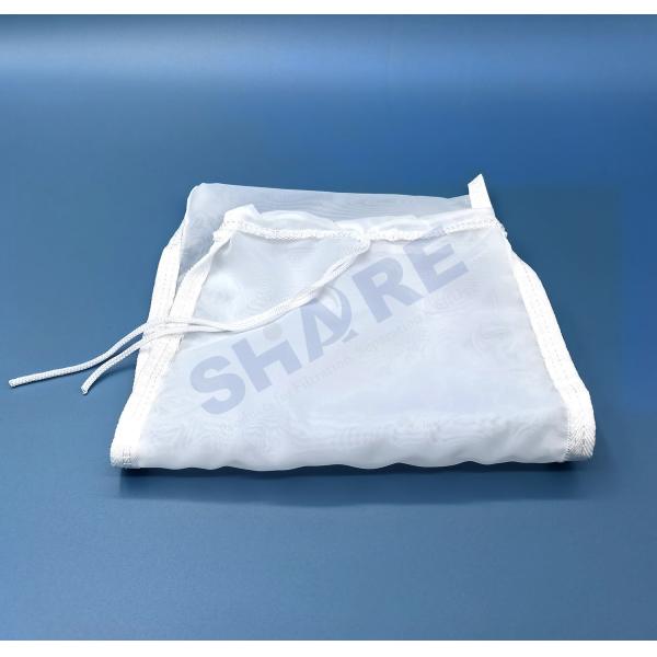 Stitched / Sewn Nmo Monofilament Nylon Mesh Filter Bags 25 Microns Auto Industrial Spray Painting Filter Bags