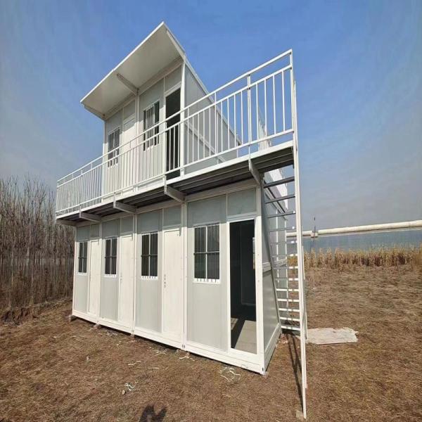 Prefab 3 Bedroom Luxury Container House With Aluminum Window And 5800*2480*2896mm