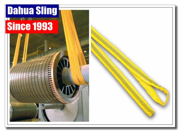 Quality 100% Polyester Endless Webbing Sling Flat Endless Belt For Construction Industry for sale