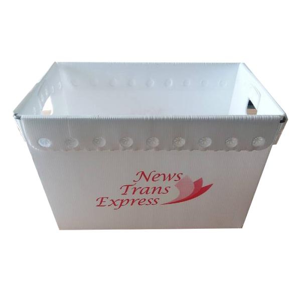 5mm Coroplast Postal Totes Corrugated Plastic Customized