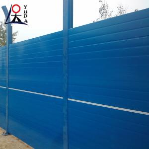 China 2m~4m Sound Barrier Fence Road Noise Barrier Panel Walls For Highway Road wholesale