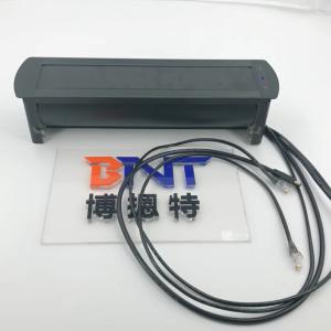 aluminium alloy shell 360 degree electric rotary desktop socket for conference table with network connector usb charging