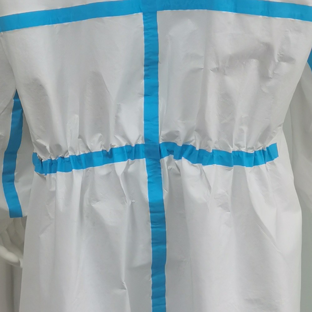 Waterproof Microporous Protective Clothing Wholesale Hooded Coverall