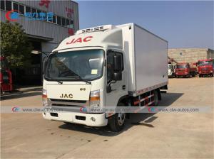 China JAC 4X2 5T Refrigerator Box Truck For Transporting Frozen Fish wholesale