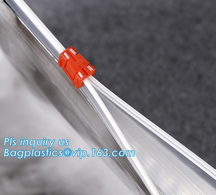 quad seal bottom and bottom load metallized film slider zipper packaging bag, Metal Zipper Printing PVC Slider Bags
