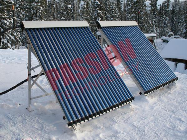 Quality Multi Function U Pipe Solar Hot Water Collector For Low Temperature Area 18 Tubes for sale