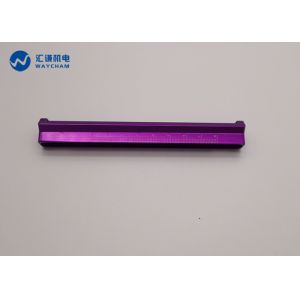 Grey Anodized 6063T5 Cnc Precision Machined Components Medical Tube Holder