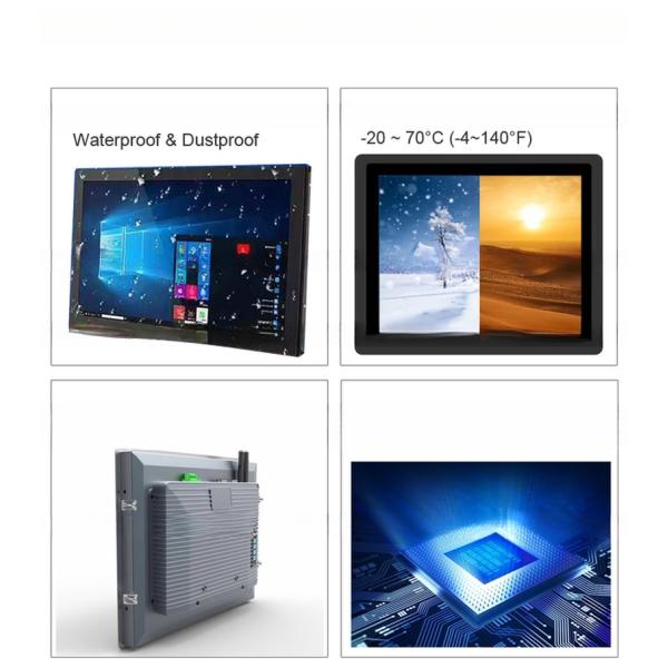 18.5 Inch Android Industrial Panel PC Manufacturers With RS232 RS485 GPIO For Self Service Terminal