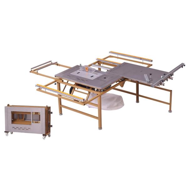 Horizontal Style Woodworking Cutting Machine with 90 KG Weight and Sliding Table