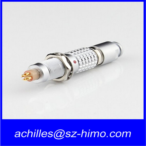 high performance FGG EGG 0B 304 4 pin lemo circular connector with Maus Probe Varies