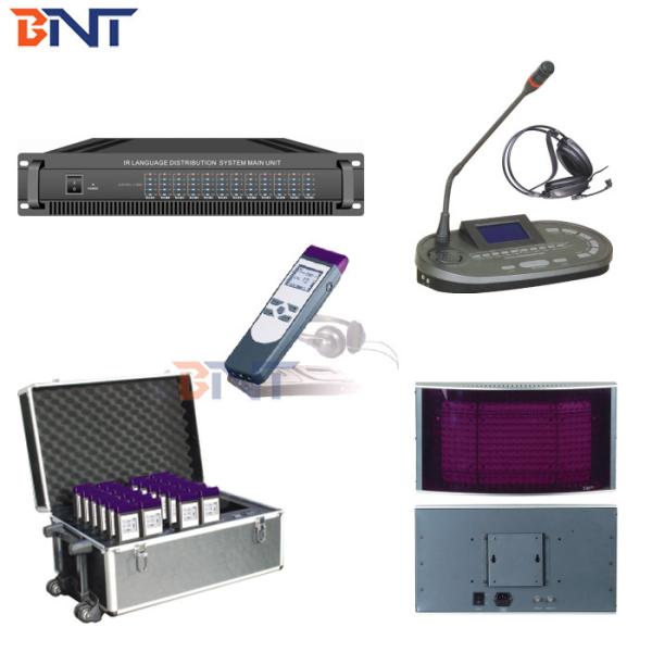 Quality Infrared Simultaneous Interpreter System , Conference Translation Equipment for sale