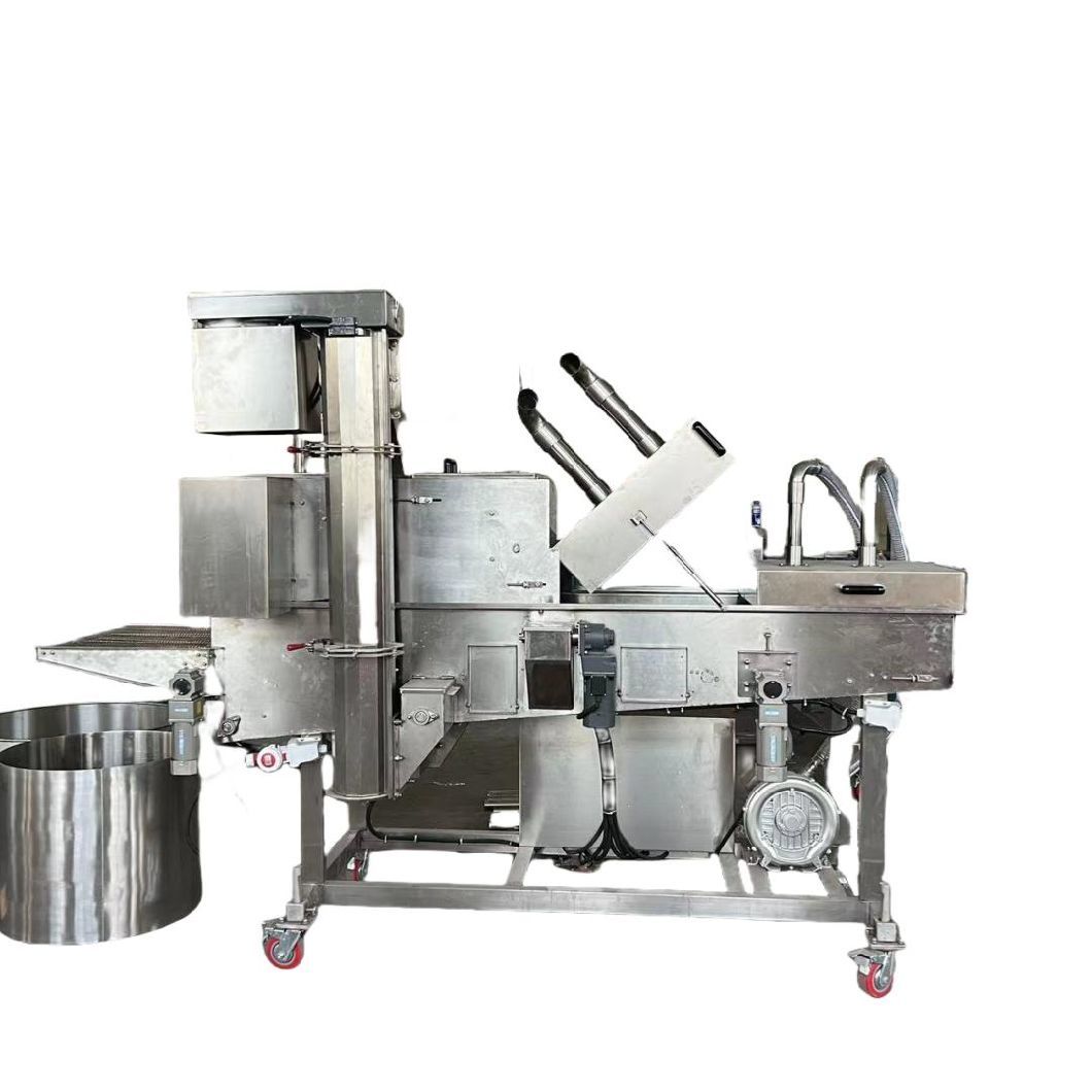 Chicken Nuggets and Chicken Popcorn Flouring Machine