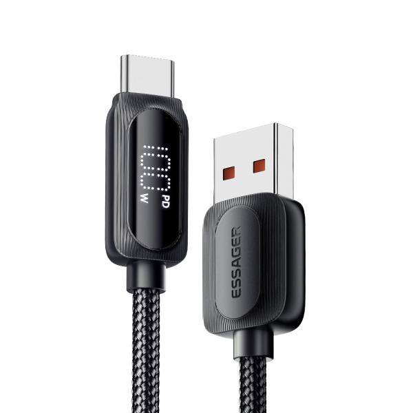 Quality ESSAGER ES-X57 Series 100W USB A to Type C Cable USB C to USB for sale