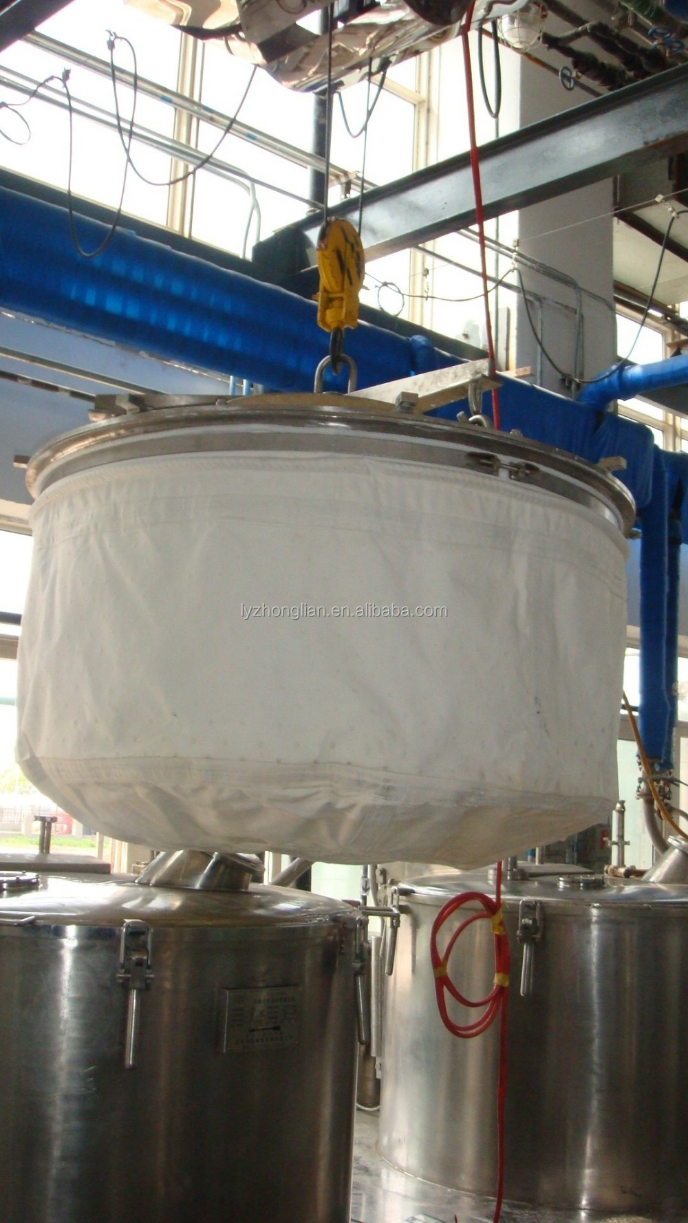 Zhonglian High-speed flat top discharge centrifuge separator automatic centrifuge separator for water purification