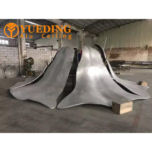 Curved Custom Aluminum Panels Hyperbolic Double Arc For Canopies / Columns