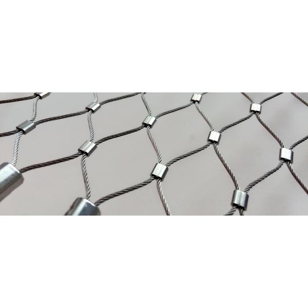 Stainless Steel Cable Mesh Webnet for Balustrade 60 Degree Angle