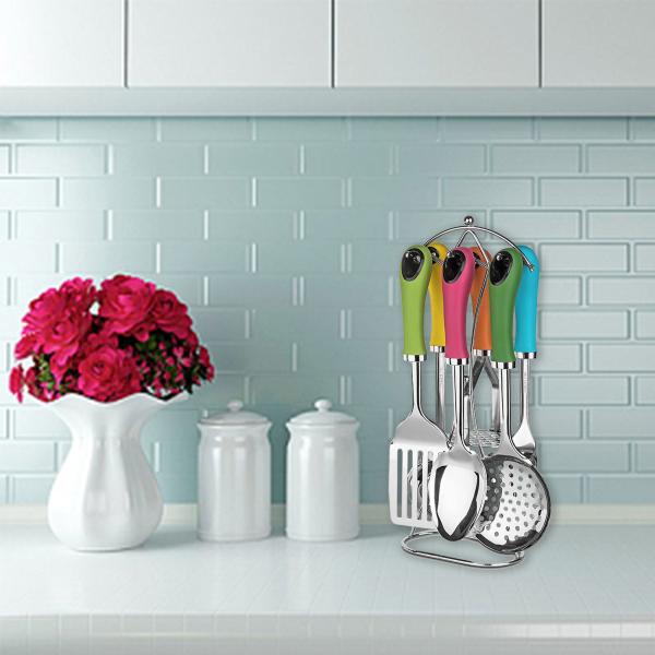 Nordic Home Cooking Tools Set with Macaron Color and TPR Material Kitchen Accessories