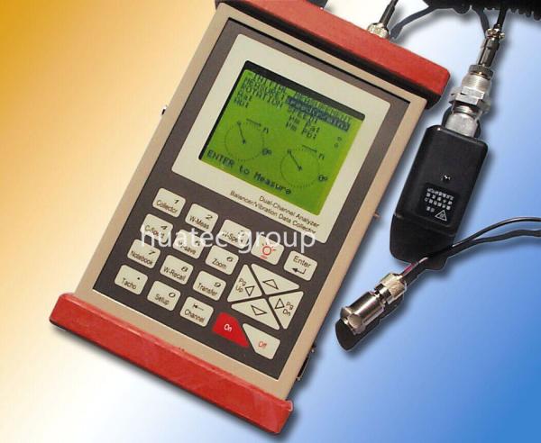 Quality 180 - 24000r / Min Non Destructive Testing Equipment Vibration Meter 2 Channel Portable Vibration Monitor for sale