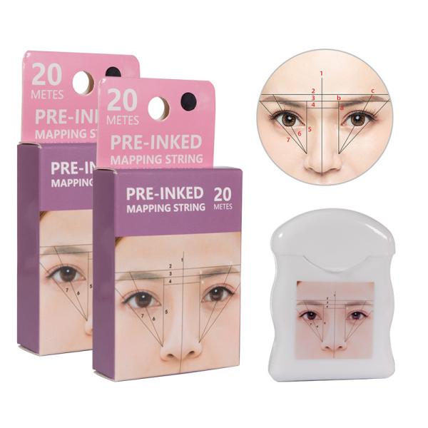 Micro Per - Inked Brow Mapping String Line For Microblading Eyebrow Black 10m