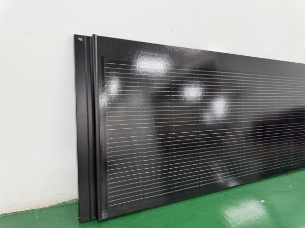 120 Watt Roof Top Solar Panel Frameless Double Glass Crystal Bifacial BIPV Solar