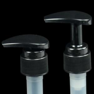 China Leakproof PP Ribbed Airless Cosmetic Lotion Pump 2.5CC Output With Outer Spring wholesale