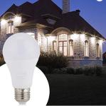 Light Bulb with Sensor Twilight to Twilight Light Bulb, 7 W Smart Sensor LED